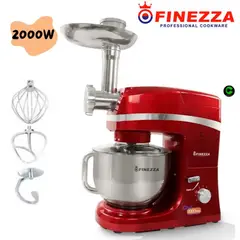 FINEZZA - Batidora Orbital con Moledor De carne Bate-Amasa-Mezclar FZ-6820B