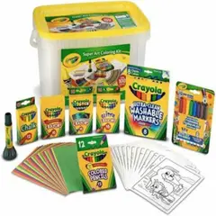CRAYOLA - SET KIT SUPER ART COLORING AMARILLO SUPER ART COLORING