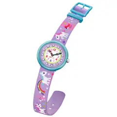 GENERICO - RELOJ NIÑO ANÁLOGO FBNP033 FLIK FLAK SUNNY HOURS MORADO