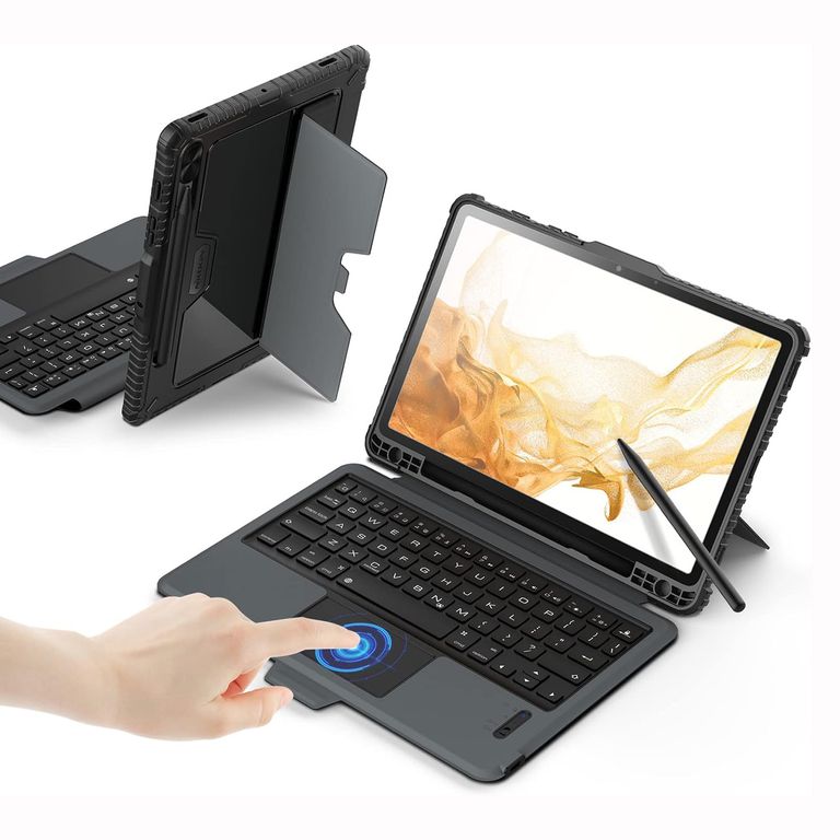 Funda con Teclado Para Samsung Galaxy Tab S8 de 11 Pulgadas