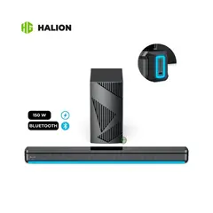 HALION - Barra de Sonido SOUNDBAR HA-S45C 150W Bluetooth con Luz Led