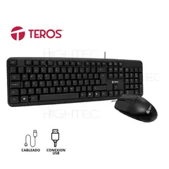 TEROS - KIT TECLADO Y MOUSE TE-4062N