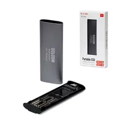 GENERICO - CASE EXTERNO SSD NVME DELCOM USB Y TIPO C