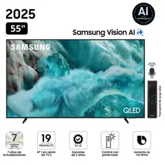 SAMSUNG - Televisor QLED 55 Visión AI Smart TV QN55Q7FAAGXPE