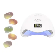 GENERICO - Sticky Nails - Uñas Adhesivas Tipo Gel + Luz LED - H009