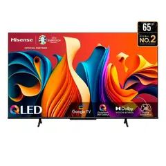 HISENSE - Televisor 65 QLED 4K UHD Google TV Modelo 65Q6N