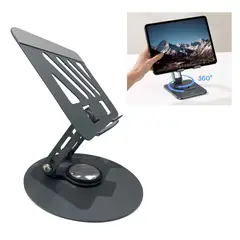 GENERICO - Soporte Giratorio Para Tablet De Metal 360°