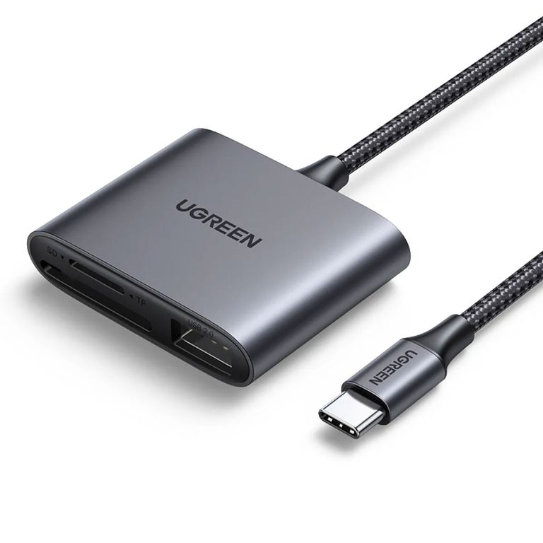Lector de Tarjetas 3 en 1 USB-C Type C a USB SD TF 80798