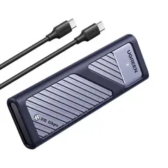 UGREEN - Case Para SSD M2 NVMESATA 20GBS USB-C CM777 25665 Gris