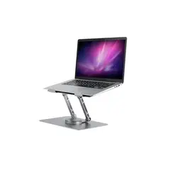 GENERICO - Soporte De Aluminio Goratorio 360° Para Laptos