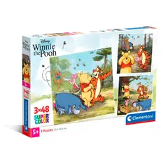 CLEMENTONI - Rompecabezas 3 X 48 piezas Winnie The Pooh
