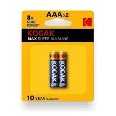 KODAK - PILA ALCALINA AAA BLISTER X2