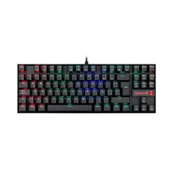 REDRAGON - Teclado Kumara Rgb Negro K552RGB-1 Red Switch Sp Español