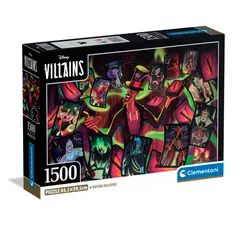 CLEMENTONI - Rompecabezas X 1500 piezas Los Villanos De Disney