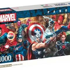CLEMENTONI - Rompecabezas 1000 piezas Heroes Marvel