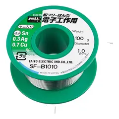 GOOT - Rollo De Estaño 10mm 100g Sn Ag Cu SF-B1010