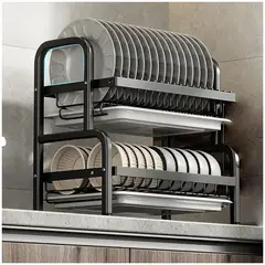 GENERICO - Escurridor Organizador Rack de 2 Niveles