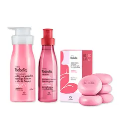 NATURA - Kit x3 Frambuesa y pimienta rosa limpieza e hidratación