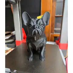 GENERICO - ADORNO EXCLUSIVO BULLDOG FRANCES NEGRO 23cm x 14cm x 24cm