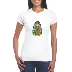 GENERICO - Polo Mujer Manga Corta Guadalupe - Blanco