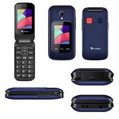 LANDBYTE - Celular Básico LT1448 4G Radio FM Cámara Linterna