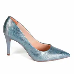 MIKAELA - ZAPATO MUJER VESTIR METAL COBALTO 13560-01