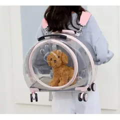 GENERICO - Maleta Transportador Mochila 3 En 1 Para Mascotas