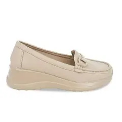 STHEF - MOCASIN MUJER TAUPE 8121