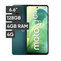 MOTOROLA - G04 XT2421-2 / 8GB RAM UP BOOST 128GB ROM/ VERDE AURORA / 16MP AI / 6.6 " PLGDS/ IPX5