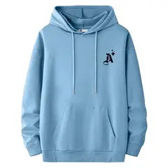 YANSUS - Polera Hombre Celeste Estampado Letra