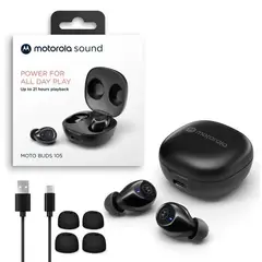 MOTOROLA - AURICULARES TRUE WIRELESS MOTO BUDS 105
