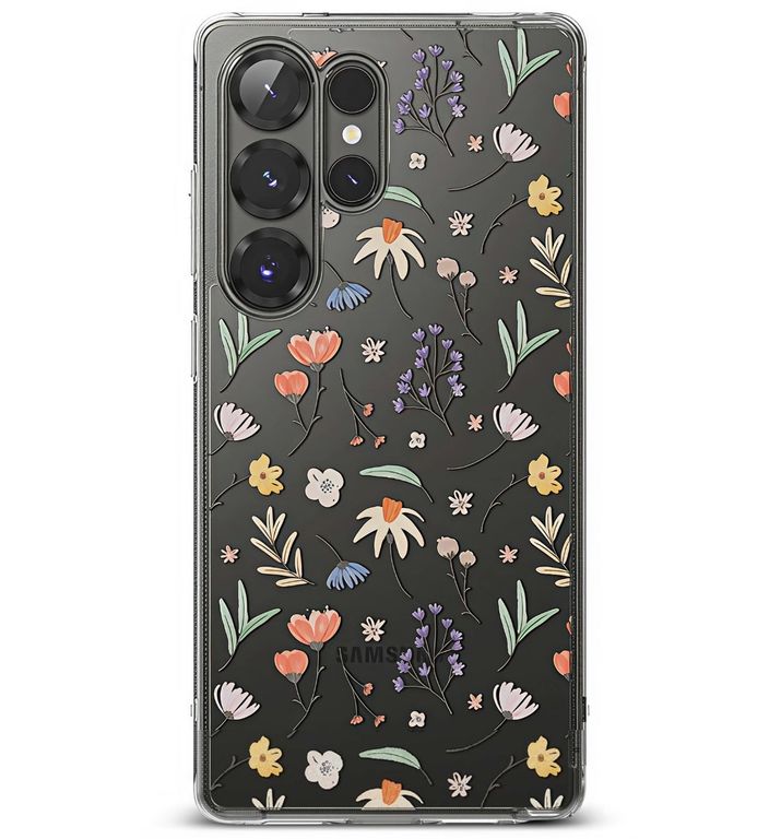 Case Fusion Design Dry Flowers - Galaxy S25 Ultra