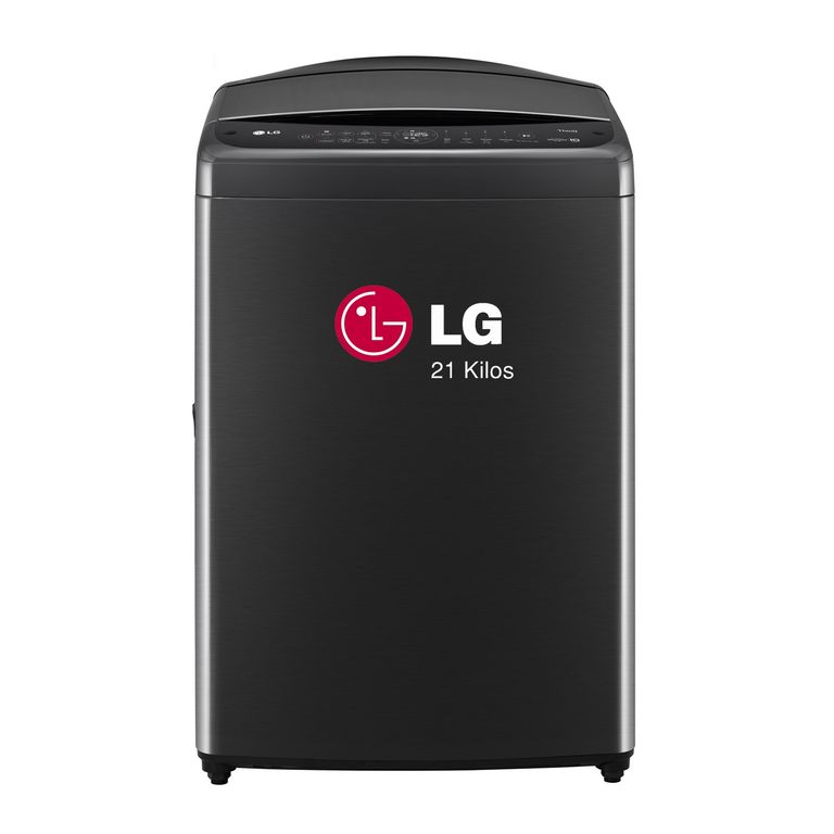 Lavadora de 21 Kg, Carga Superior, 6 Motion DD, WT21PBVS6, Negro Plateado