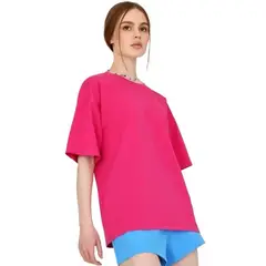 TIOZONEY - Camisetas lisas para mujer-Rosa