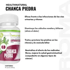 HEALTHNATURAL - CHANCA PIEDRA 500MG + REGALO PASTILLERO