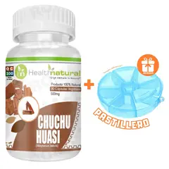 HEALTHNATURAL - CHUCHUHUASI 500MG + REGALO PASTILLERO