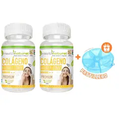 HEALTHNATURAL - PACK 2 COLÁGENO HIDROLIZADO 1000MG + REGALO PASTILLERO