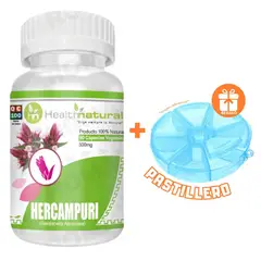 HEALTHNATURAL - HERCAMPURI 500MG + REGALO PASTILLERO