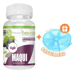 HEALTHNATURAL - MAQUI 500MG + REGALO PASTILLERO