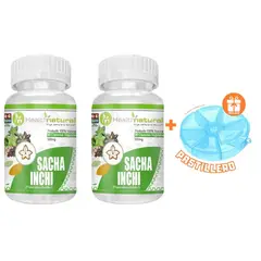 HEALTHNATURAL - PACK 2 SACHA INCHI 1000MG + REGALO PASTILLERO