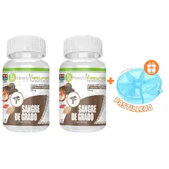 HEALTHNATURAL - PACK 2 SANGRE DE GRADO 1000MG + REGALO PASTILLERO