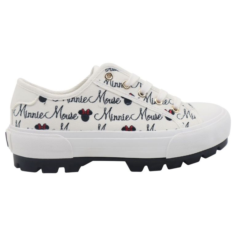 Zapatillas Urbanas Mujer Mouse Blanco