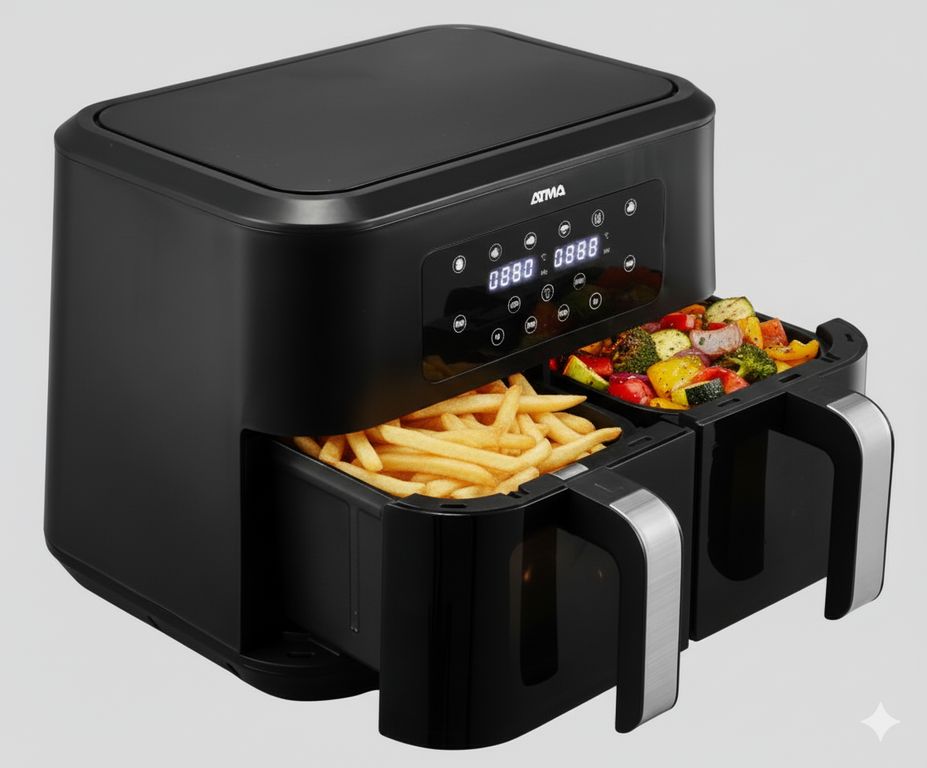 Freidora De Aire Pro FRD248APPE Doble Canasta 2200w
