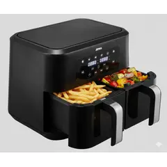 ATMA - Freidora De Aire Pro FRD248APPE Doble Canasta 2200w