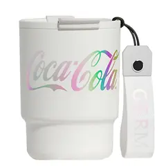 GERM - Taza Térmica Gobelet - Coca-Cola X – Blanco Bamboo- 360ml 12 Oz