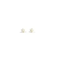 SAMANTHA PINTO HANDMADE ACCESSORIES - Aretes Mini Greta Ivory