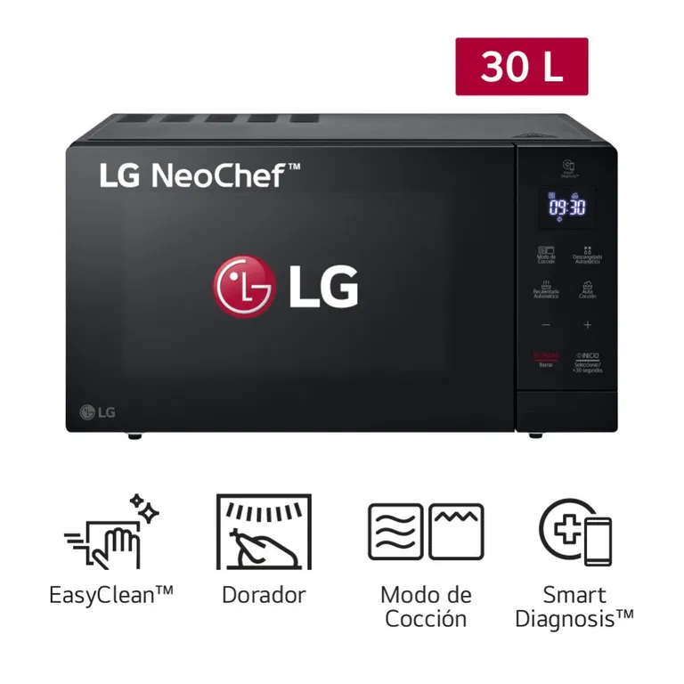 Horno Microondas MH7032JAS EasyClean 30L