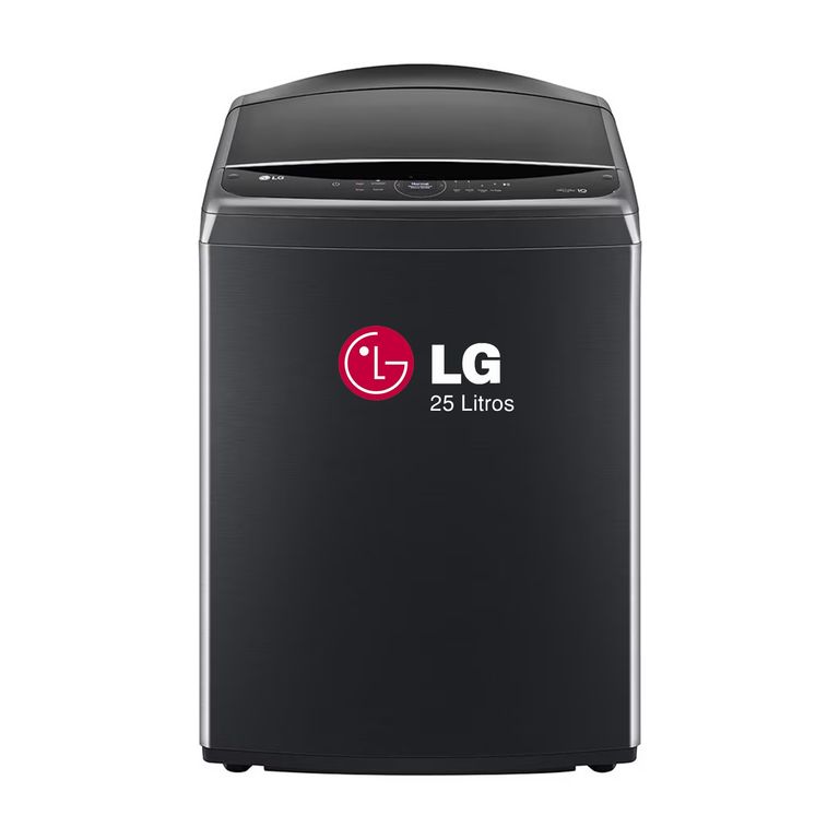 Lavadora 25 KG Carga Superior AI DD 6 Motion WT25PBVS6 Negro Plateado