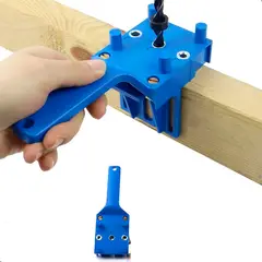 GENERICO - Plantilla Guia De Tarugos Fijador Para Madera Melamine