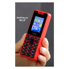 LOGIC - B7 Teléfono Básico 2G con Pantalla de 2 Bluetooth Linterna y Radio FM